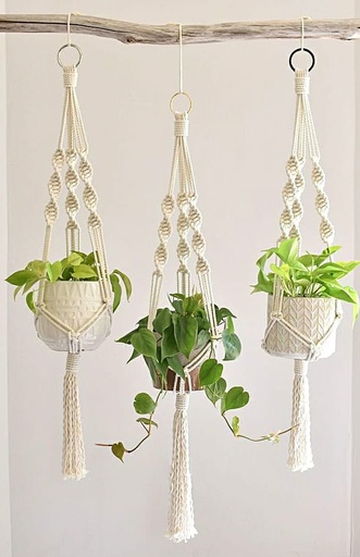 Tejido en Macramé para Matera